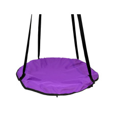 Качели подвесные для детей и взрослых, гнездо аиста PURPLE (фиолетовый) KK-01PUR