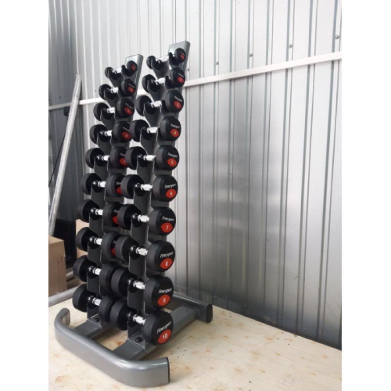 Обгумований гантельний ряд Generation Fitness FDS-01 1-10кг (10 пар) 110 кг