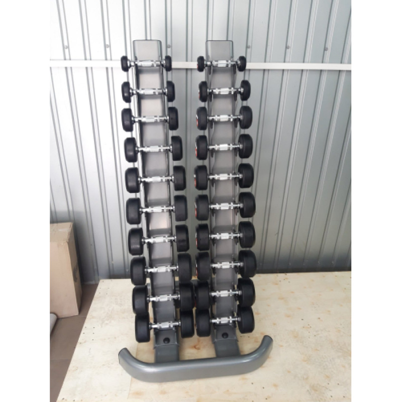 Обгумований гантельний ряд Generation Fitness FDS-01 1-10кг (10 пар) 110 кг