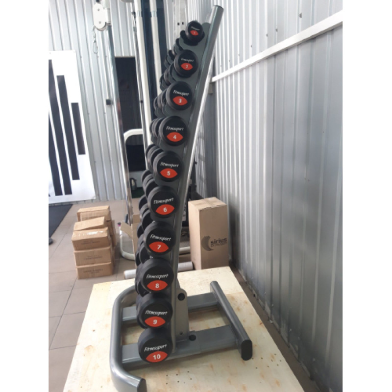 Обгумований гантельний ряд Generation Fitness FDS-01 1-10кг (10 пар) 110 кг