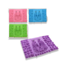 Килимок пазл ортопедичний масажний YG-4602 38.5см 28см Синій