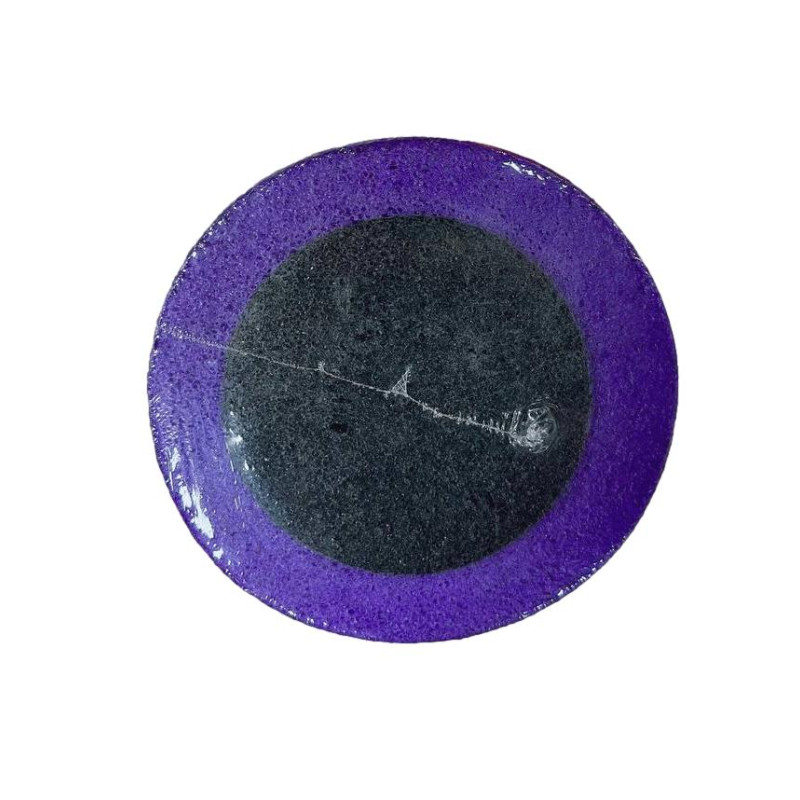 Роллер для занять йогою та пілатесом EPE 45см Рожевий-синій