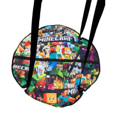 Качели подвесные для детей и взрослых, гнездо аиста "Майнкрафт" KK-01Minecraft