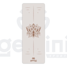 Килимок для йоги каучуковий поліуретан Pro LLLustration Gemini 183см*68см*5мм PUY-5900-7