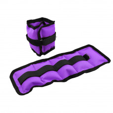 Обтяжувачі-манжети пісок по 0,75 кг чорно-фіолетовий G8836-1.5