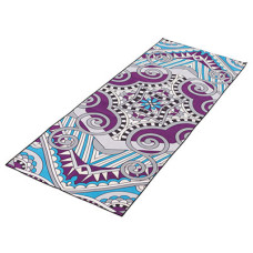 Килимок йога-рушника Suede Silicon з чохол SS173-4-4