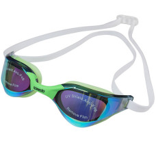 Очки для плавания Speedo ​​Fastskin Pure Focus Mirror зеленый, белый Уни OSFM 8-091026W/GRW