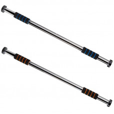 Турнік у дверний проріз розсувний 80-120см 83043-120 Помаранчевий