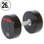 Гантель цельная профессиональная LIFE FITNESS GA-80081-26 1шт 26кг