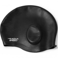 Шапка для плавання Aqua Speed EAR CAP Comfort 9894 Черний OSFM 289-07 (Оригінал)