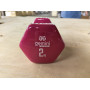 Гантель для фітнесу з вініловим покриттям 2шт по 2.0кг Gemini Sport GSD-2.0PINK