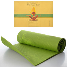 Килимок для фітнесу та йоги PER 8мм Gemini GPER-8GR