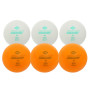 М’ячики для настільного тенісу Donic Ball Elite 1* Poly 40+ білий+помаранчевий 608511
