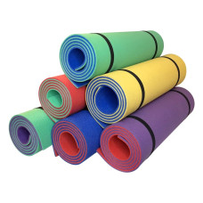 Килимок туристичний (каремат) Sport-8 180см 60см 8мм Фіолетовий-помаранчевий