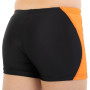 Плавки боксеры для мальчиков для плавания YINGFA возраст 4-16 лет черный-оранжевый 24S653-1    8