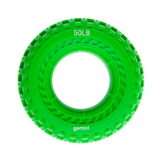 Еспандер кистьовий кільце силікон Gemini GI-3993-50LB навантаження 22,5 кг зелений