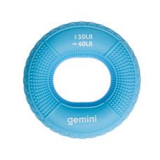 Еспандер кистьовий кільце силікон Gemini GI-4000-(30LB-40LB) навантаження 13,5 кг-18 кг синій