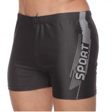 Плавки чоловічі боксери для плавання Sport розмір-L-4XL чорн-сірий 2019-4-2   3XL