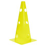 Конус-фишка с отверстиями для тренировок 32см (1шт.) GKС-6573 Желтый