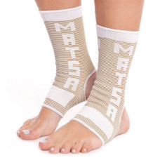 Бандаж на гомілковостоп еластичний MATSA MA-0027BEI розмір ML 2шт   L