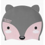 Шапочка для плавания Aqua Speed ZOO FOX, детская, серая 115-26 (Оригинал)