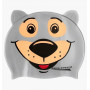 Шапочка для плавания Aqua Speed BEAR, детская, серая OSFM 115-BEAR (Оригинал)