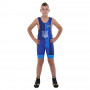 Трико для боротьби дитяче UKRAINE зріст 128-162см JY-6604-1   XS