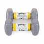 Гантели для фитнеса Gemini Sport с виниловым покрытием 2×2,5 кг GSD-2.5GRAY