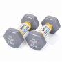 Гантели для фитнеса Gemini Sport с виниловым покрытием 2×2,5 кг GSD-2.5GRAY