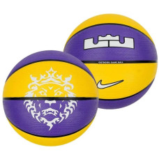 Мяч баскетбольный Nike Playground 2.0 8P L James Deflated Court Purple/Amarillo/Black/White размер 6 N.100.4372.575.06 (Оригинал)