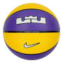 Мяч баскетбольный Nike Playground 2.0 8P L James Deflated Court Purple/Amarillo/Black/White размер 7 N.100.4372.575.07 (Оригинал)