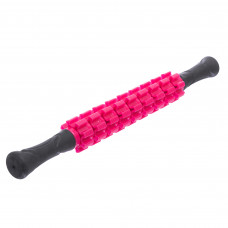 Масажер-палиця роликовий антицелюлітний масажер-палиця 9 масажерів Massager Bar FI-1739 Рожевий