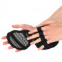Накладки атлетичні протиковзкі Грипад GRIPAD WorkOut ROUND ЗАХИСТ РУК EZOUS чорний D-02