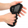 Накладки атлетичні протиковзкі Грипад GRIPAD WorkOut ROUND ЗАХИСТ РУК EZOUS чорний D-02