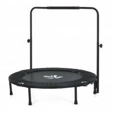 Батут для фітнесу з ручкою Profi Sport 100см чорний MS 3383-8