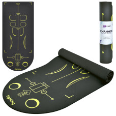 Килимок для фітнесу та йоги Profi Sport TPE 6мм GM-4590