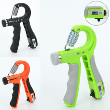 Еспандер кистьовий Ножиці пружинний регульований 5-60кг з лічильником Gemini GI-4122-2
