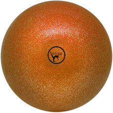 М'яч для художньої гімнастики Go Do 15 см оранжевий з блискітками GD-12-15-OR