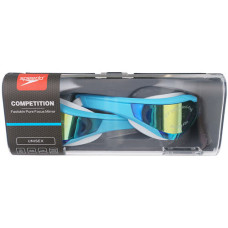 Очки для плавания Speedo ​​Fastskin Pure Focus Mirror голубой, черный Уни OSFM 7-081028W/LBL