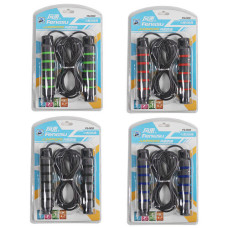 Скакалка з утруднювачами FS-002 червоний