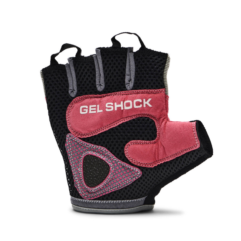 Рукавички для фітнесу Leone Gel Shock Purple S