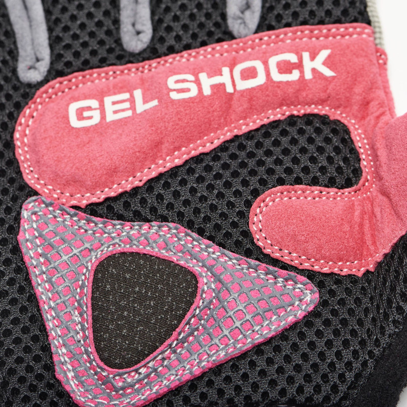 Рукавички для фітнесу Leone Gel Shock Purple S