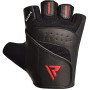 Рукавички для фітнесу RDX S2 Leather Black S