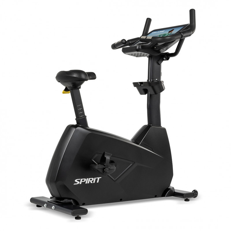 Вертикальний велотренажер мультимедійна 15,6 консоль Spirit CU800ENT+