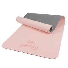 Килимок для фітнесу та йоги TPE+TC 6мм Gemini Pro GE-60033