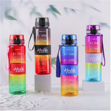 Пляшка для води 1000 мл C 76359 Червоне-зелений