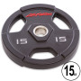 Блины (диски) полиуретановые LIFE FITNESS GC-80154-15 51мм 15кг черный