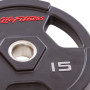 Блины (диски) полиуретановые LIFE FITNESS GC-80154-15 51мм 15кг черный