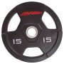 Блины (диски) полиуретановые LIFE FITNESS GC-80154-15 51мм 15кг черный