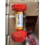 Гантель для фітнесу з вініловим покриттям 2шт по 1.5кг Gemini Sport GSD-1.5RED